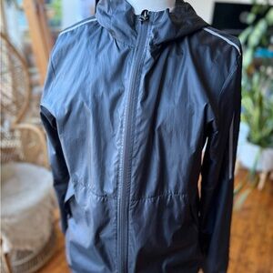 Nike Black Hooded Sports Jacket